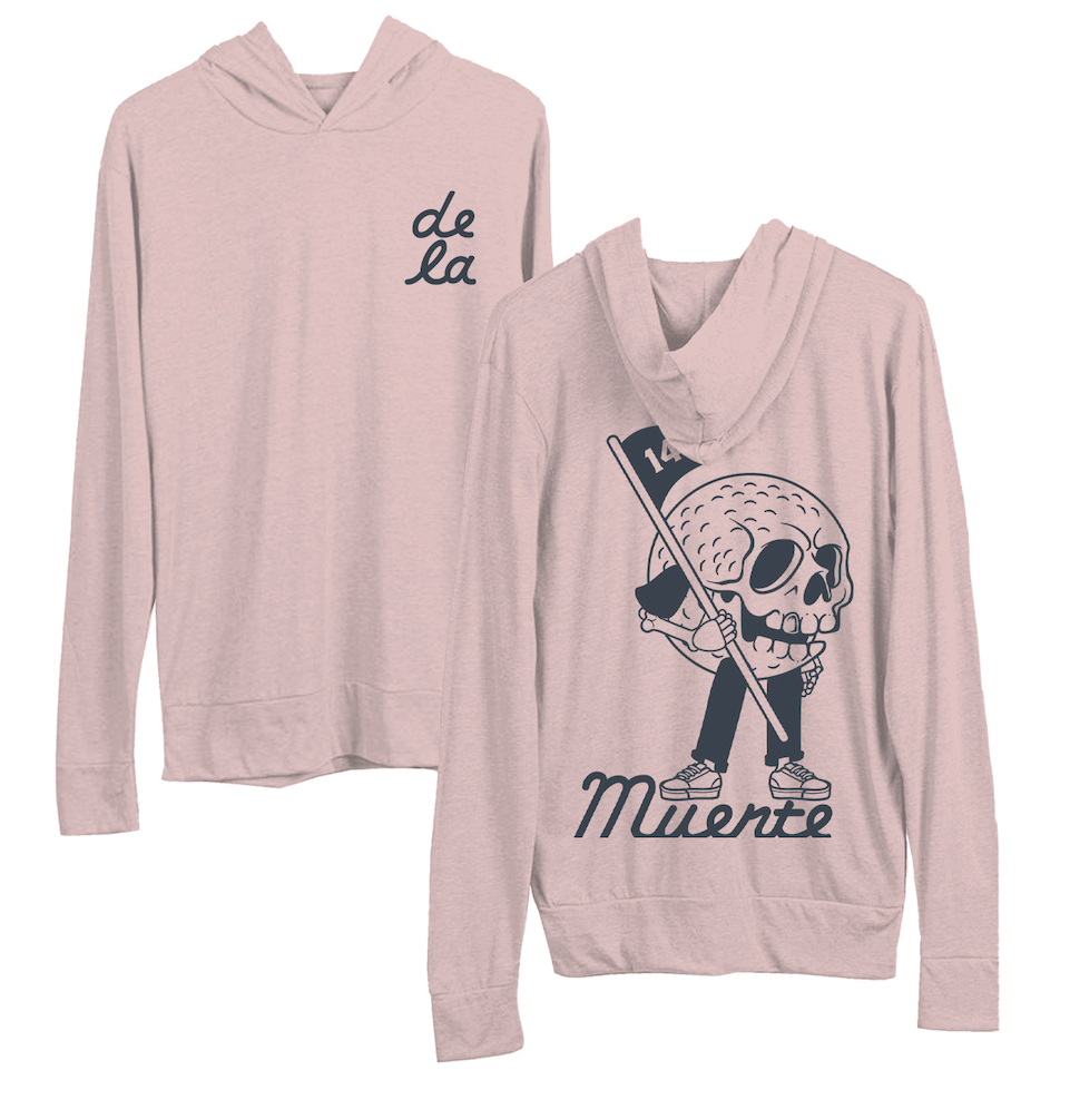 Long Sleeve Hoodie Tee - Petal