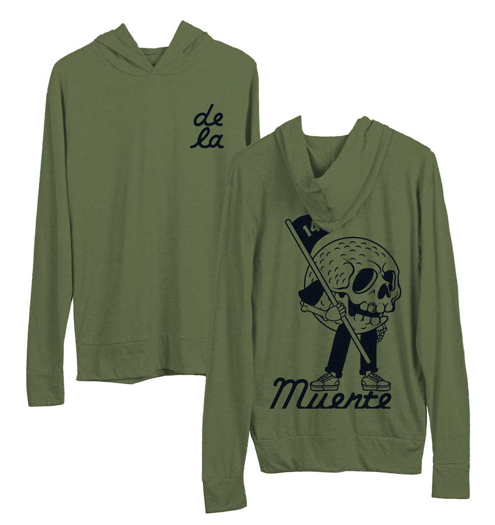 Long Sleeve Hoodie Tee - Olive