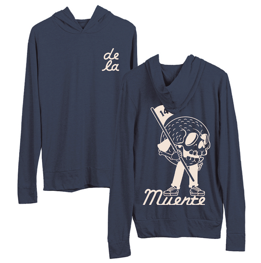 Long Sleeve Hoodie Tee - Navy